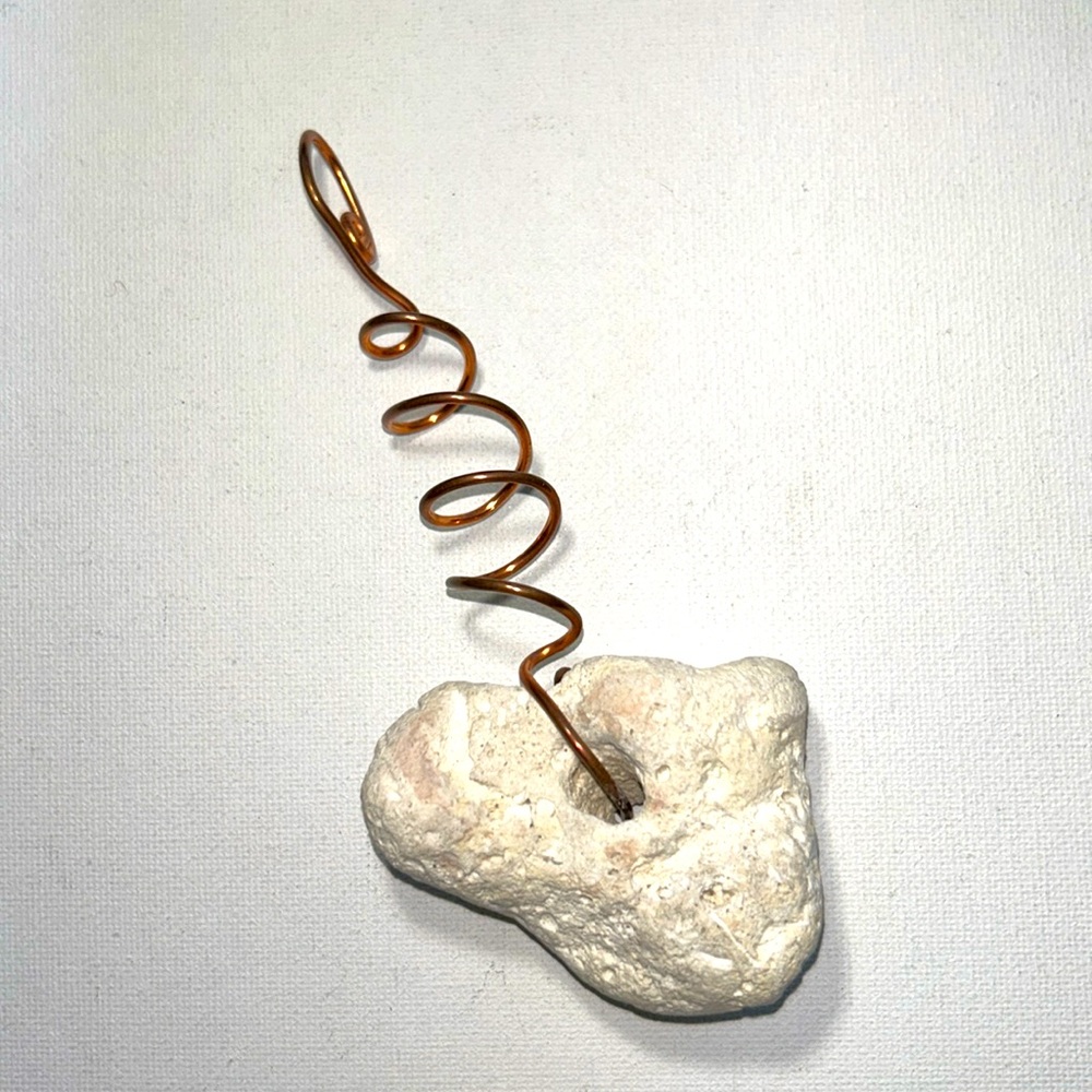 Artisan Hand Crafted Celtic “Hag” Stone Hanging Home Accent Protection Energy